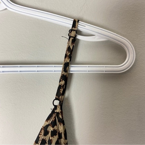 DEX leopard print hi low maxi spaghetti strap casual summer dress - Picture 6 of 10